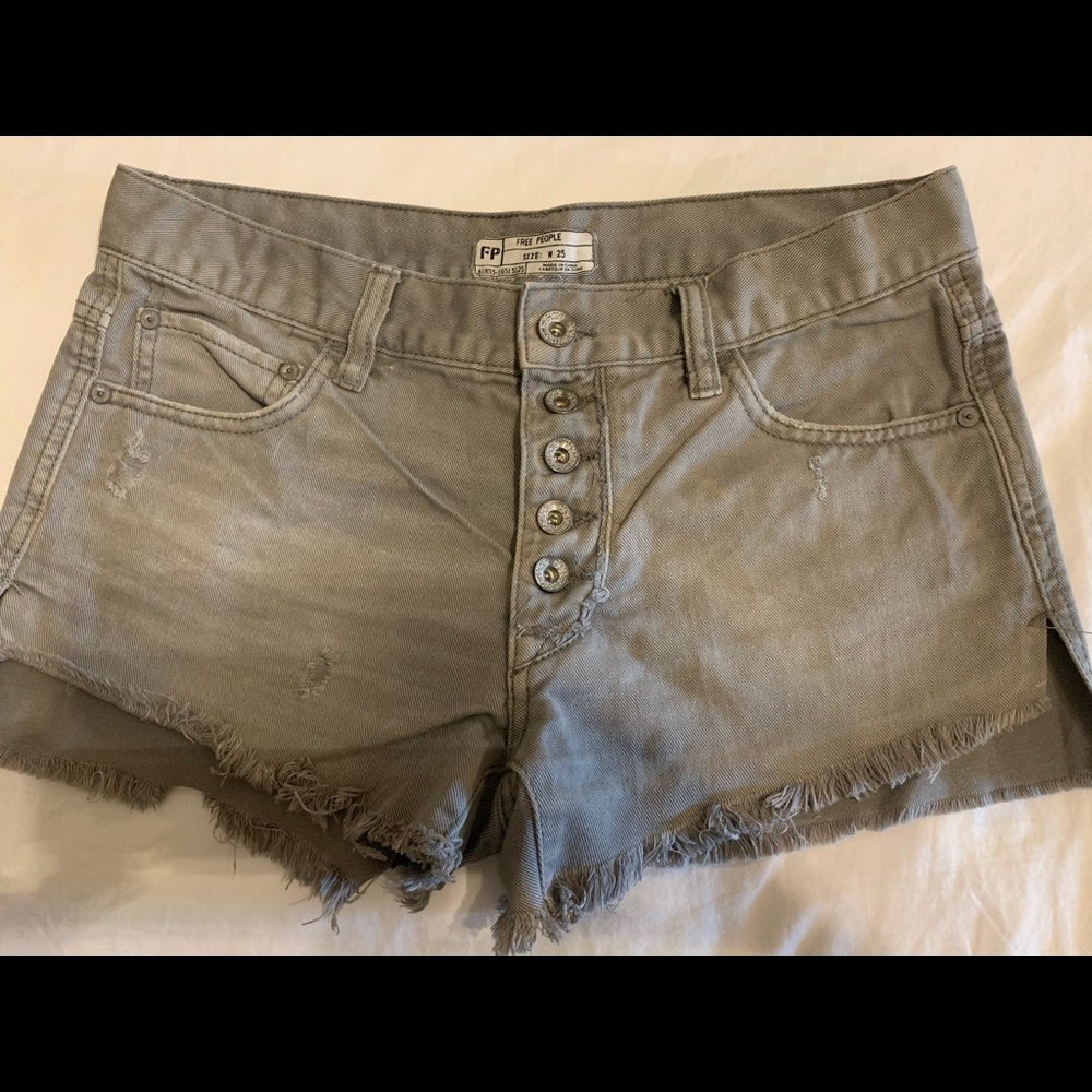 Gray Free People shorts